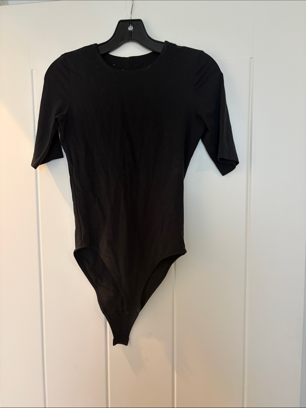 Everlane Black Short-Sleeve Bodysuit